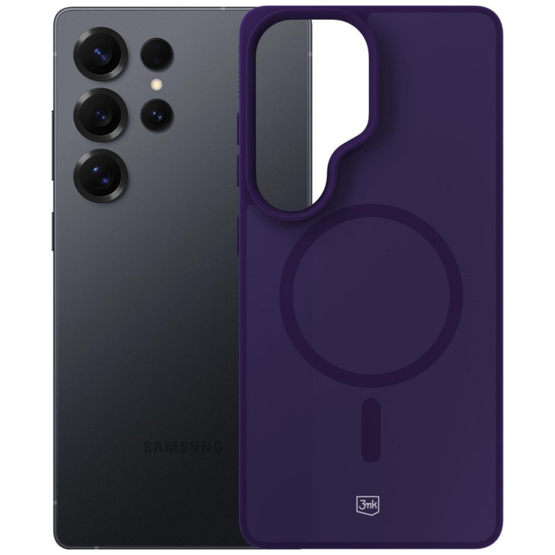 3MK Smoke MagCase για Samsung Galaxy S25 Ultra, μωβ