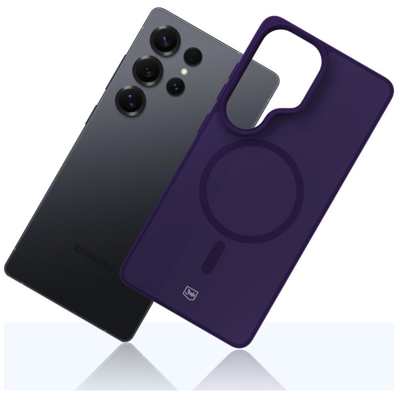 3MK Smoke MagCase για Samsung Galaxy S25 Ultra, μωβ