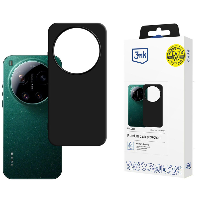 Θήκη smartphone 3MK Matt Case για Xiaomi 17 Ultra, μαύρη