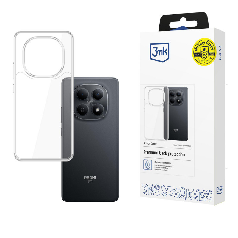 Θήκη smartphone 3MK Armor Case για Xiaomi Redmi Note 15 4G / 5G, διαφανής