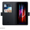 3MK Wallet Case θήκη πορτοφόλι smartphone για Xiaomi Redmi Note 15 Pro 4G, μαύρη
