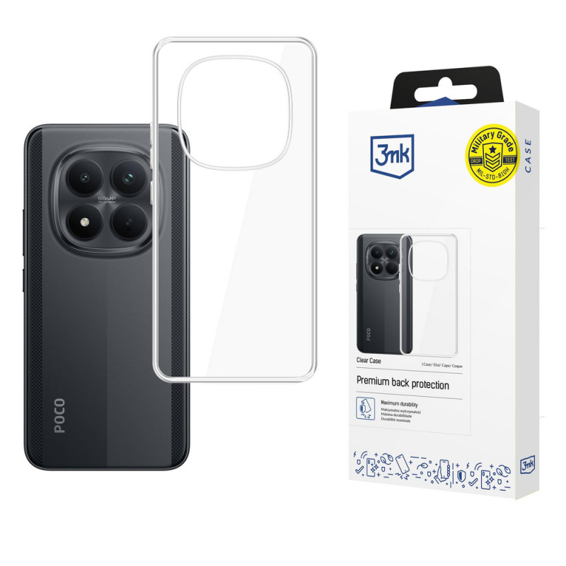 Διάφανη θήκη 3MK Clear Case για Xiaomi Poco M8 Pro 5G, διαφανής