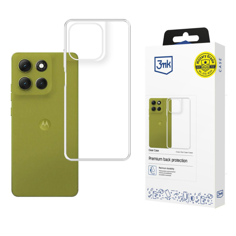 Θήκη 3MK Clear Case για Motorola Moto G86 / G86 Power, διαφανής
