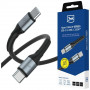 Καλώδιο 3MK Hyper Cable N-SERIES USB-C σε USB-C, 1,5 m, 100 W, μαύρο