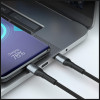 Καλώδιο 3MK Hyper Cable N-SERIES USB-C σε USB-C, 1,5 m, 100 W, μαύρο