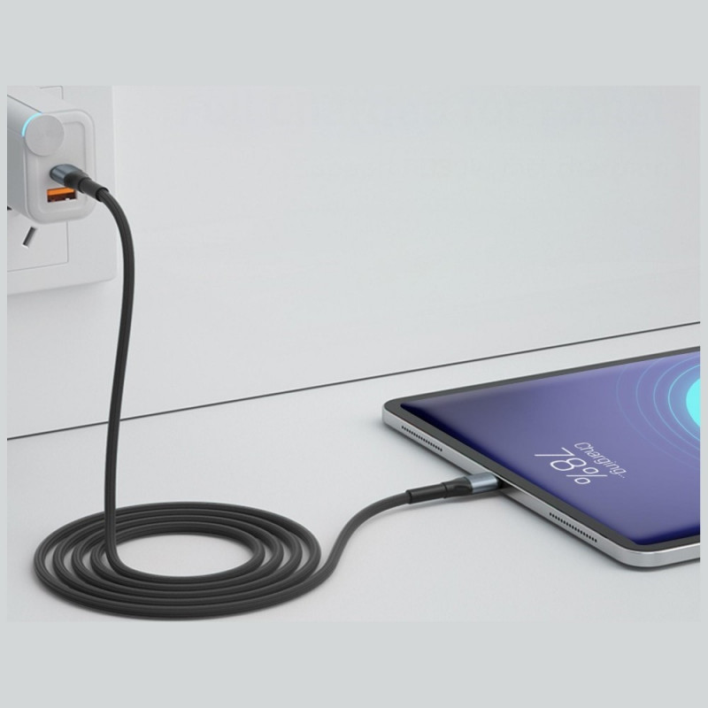 Καλώδιο 3MK Hyper Cable N-SERIES USB-C σε USB-C, 3 m, 240 W, μαύρο