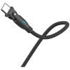Καλώδιο 3MK Hyper Cable N-SERIES USB-C σε USB-C με περιστρεφόμενο άκρο 180°, 1 m, 100 W, μαύρο