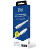 Καλώδιο 3MK Hyper Cable N-SERIES USB-C – Lightning, 2 m, 27 W, Λευκό