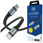 Καλώς 3MK Hyper Cable N-SERIES USB-C σε USB-C, 1 m, 240 W, Μαύρο