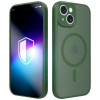 Θήκη 3MK Misty MagCase για Apple iPhone 14, πράσινη