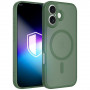 Θήκη 3MK Misty MagCase για Apple iPhone 16, πράσινη