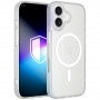 Θήκη smartphone 3MK Misty MagCase για Apple iPhone 16, συμβατή με MagSafe, λευκή