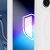 Θήκη smartphone 3MK Misty MagCase για Apple iPhone 17, συμβατή με MagSafe, λευκή