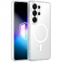 Θήκη smartphone 3MK Misty MagCase για Samsung Galaxy S26 Ultra, συμβατή με MagSafe, λευκή