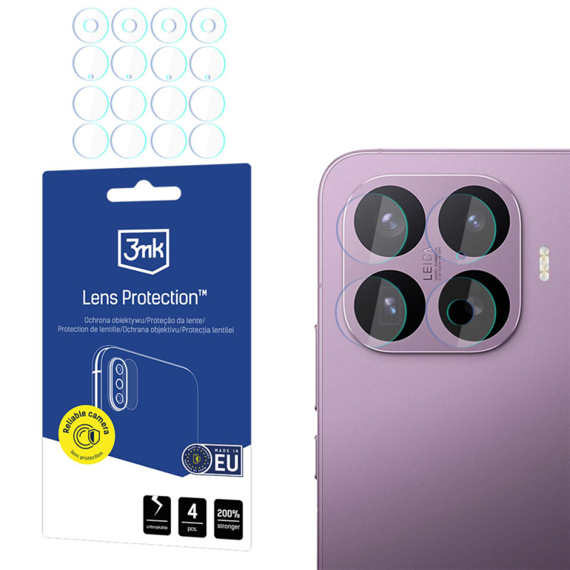 3MK Lens Protection υβριδικό γυαλί φακού κάμερας για Xiaomi 17T Pro (4 τεμ.)
