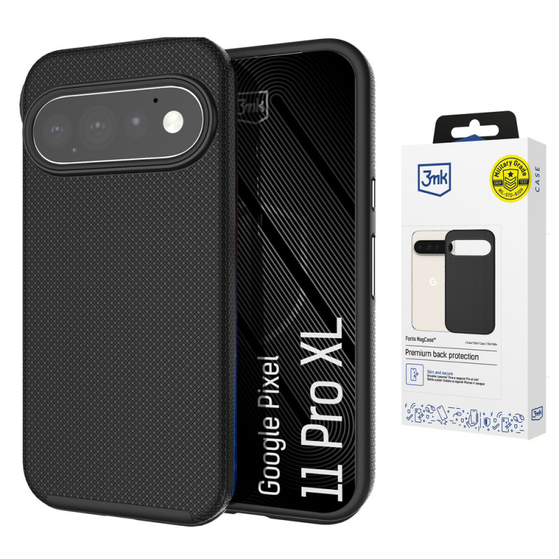 3MK Fortis MagCase Google Pixel 11 Pro XL, μαύρη