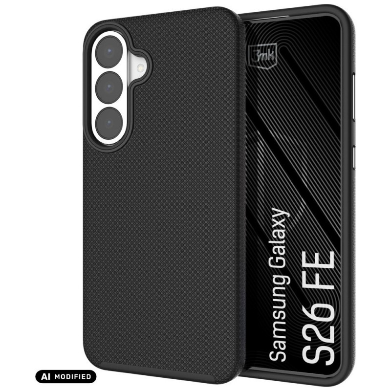 Θήκη κινητού 3MK Fortis MagCase για Samsung Galaxy S26 FE, μαύρη