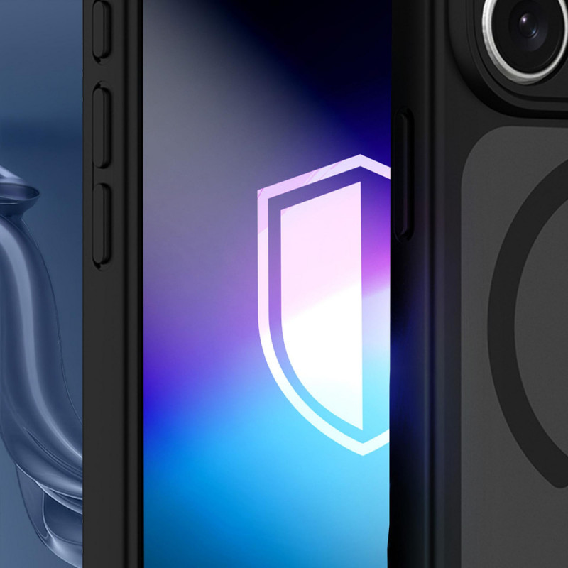 Θήκη smartphone 3MK Misty MagCase για Apple iPhone 17 Pro Max / 18 Pro Max, μαύρη