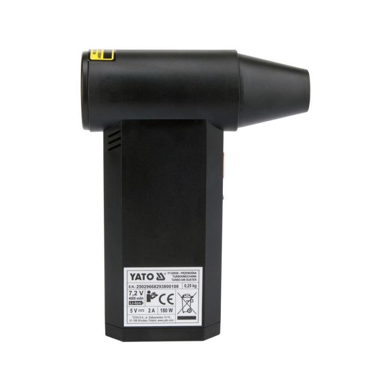 YATO YT-82938 Μίνι φυσητήρας, 7.2 V, 135000 rpm