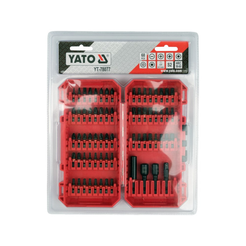 Σετ καρυδακιών κρούσης YATO 68 τεμ. YT-78077