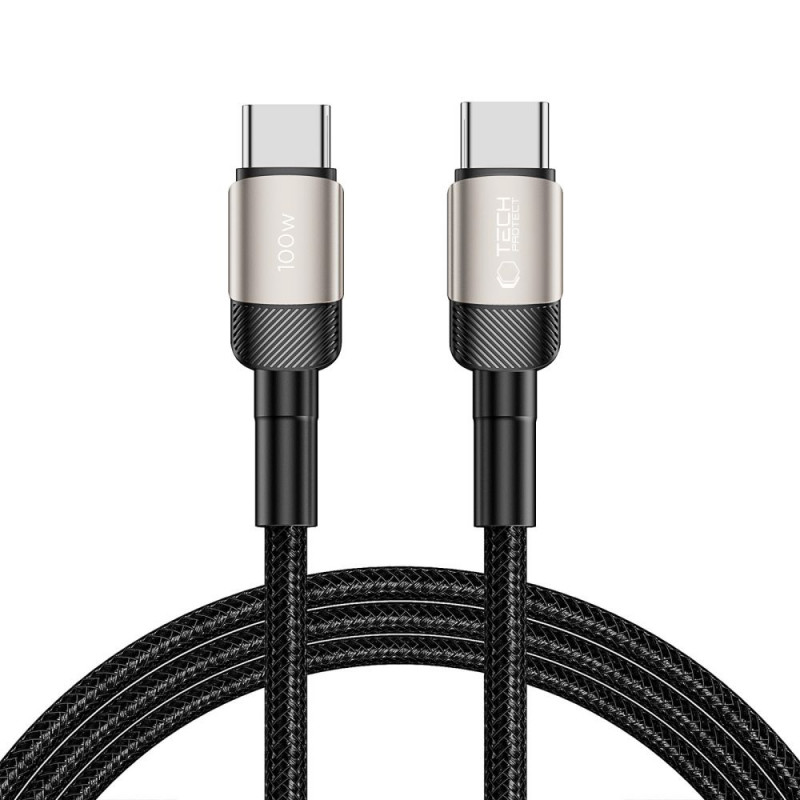 Tech-Protect UltraBoost Evo καλώδιο USB-C / USB-C 100W 5A 200cm Titanium