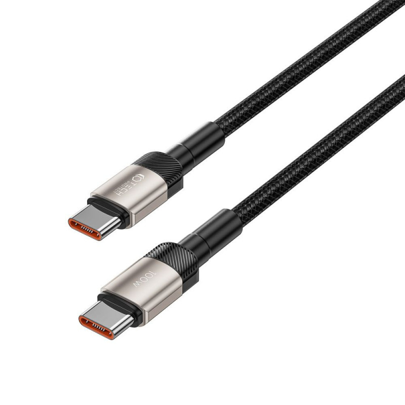 Tech-Protect Καλώδιο UltraBoost Evo USB-C / USB-C 100W 5A 100cm Titanium