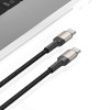 Tech-Protect Καλώδιο UltraBoost Evo USB-C / USB-C 100W 5A 100cm Titanium