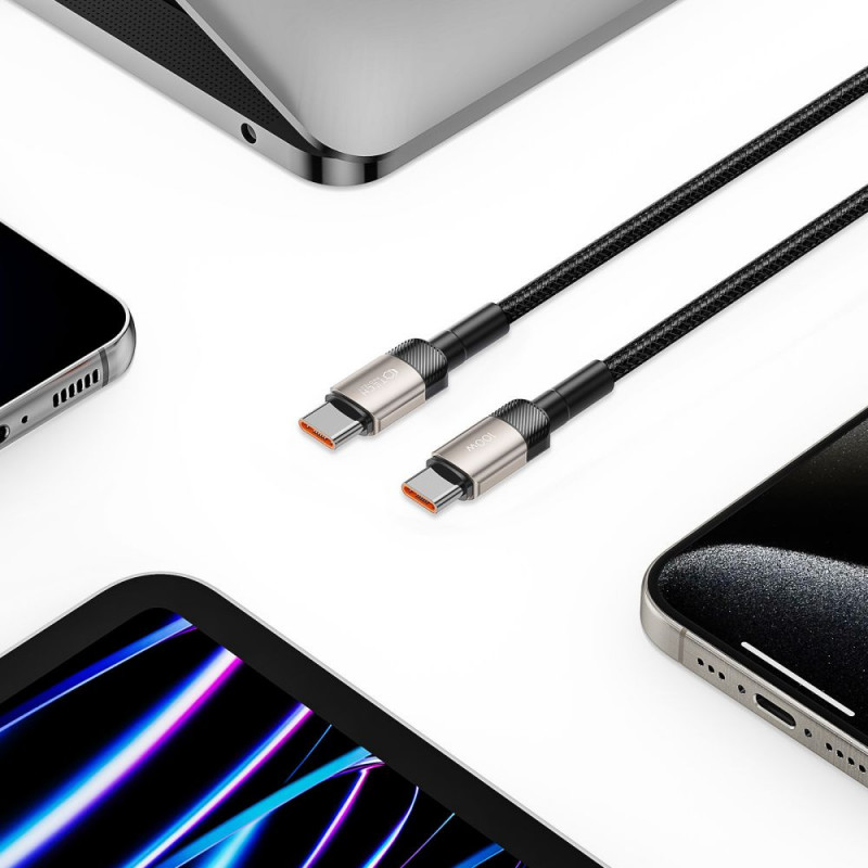 Tech-Protect Καλώδιο UltraBoost Evo USB-C / USB-C 100W 5A 100cm Titanium