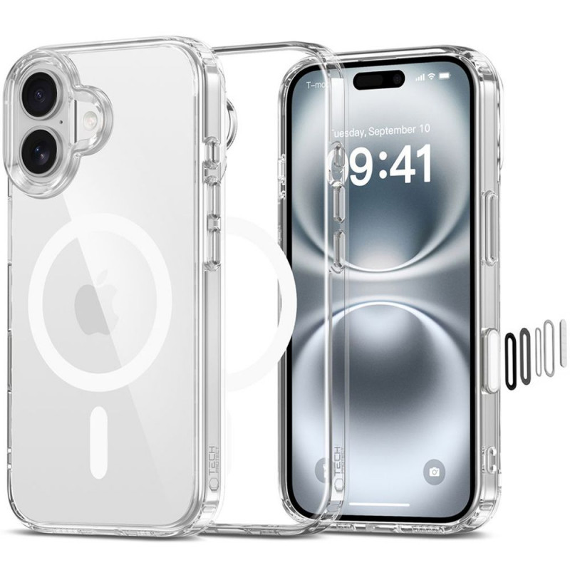 Θήκη Tech-Protect Flexair Hybrid CC MagSafe για Apple iPhone 16, Διάφανη
