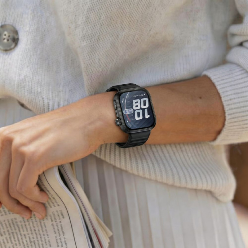 Θήκη Tech-Protect Defense για Huawei Watch Fit 5 Pro, μαύρη