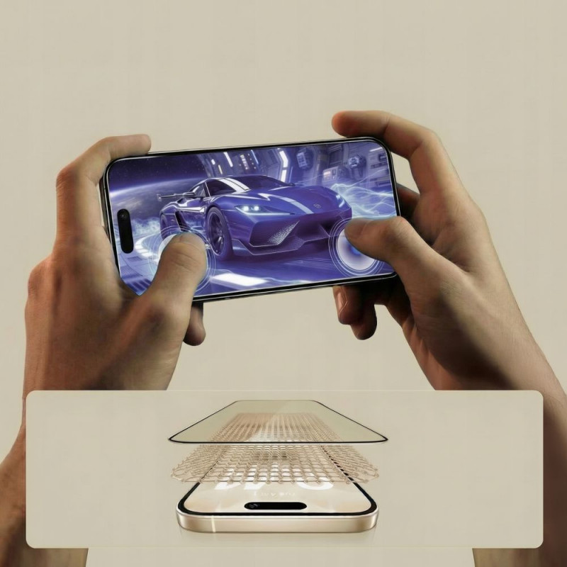 Tech-Protect Glass Fit+ Ενισχυμένο Γυαλί για Motorola Edge 70 5G (2 τεμ.), Μαύρο