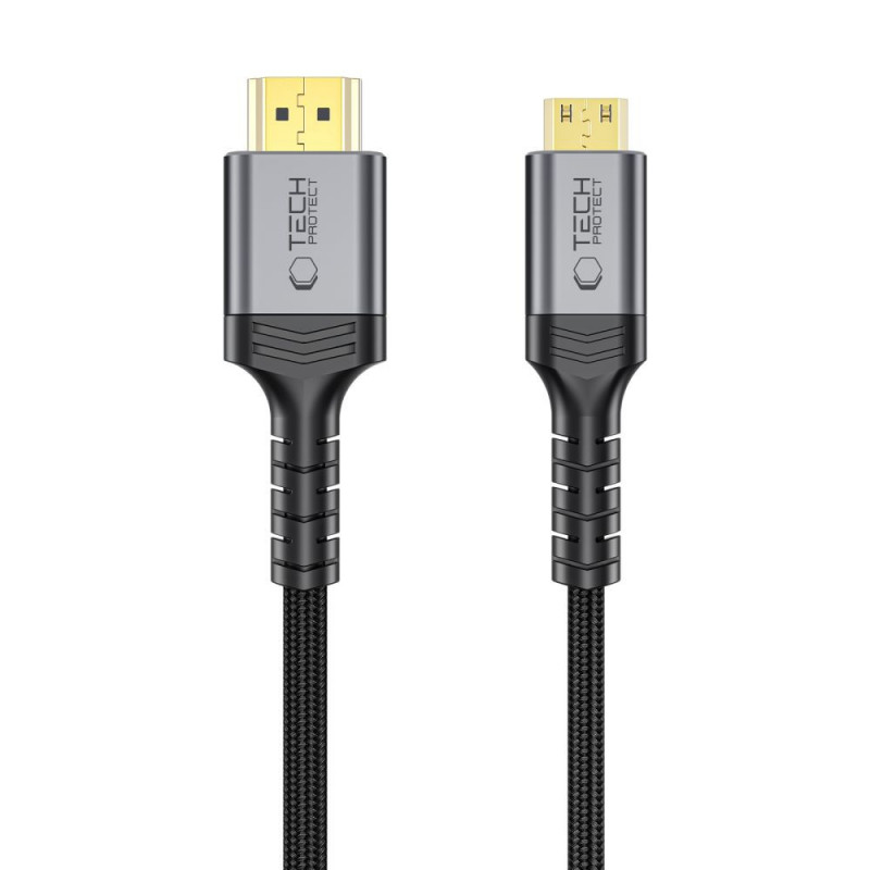 Tech-Protect UltraBoost Mini καλώδιο HDMI σε HDMI 2.1, 8K 60Hz, 200 cm, μαύρο