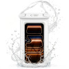 Tech-Protect UWC7 Universal Αδιάβροχη Θήκη με Πλωτήρα για Smartphones έως 6.9 Inch, Λευκή