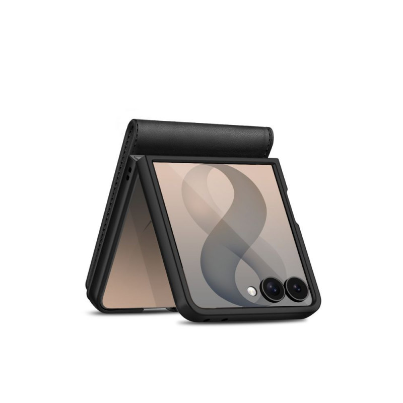 Θήκη πορτοφόλι Tech-Protect για Samsung Galaxy Z Flip 8, μαύρη