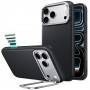 Θήκη ESR Leather Kickstand MagSafe για Apple iPhone 17 Pro Max / 18 Pro Max, Μαύρη