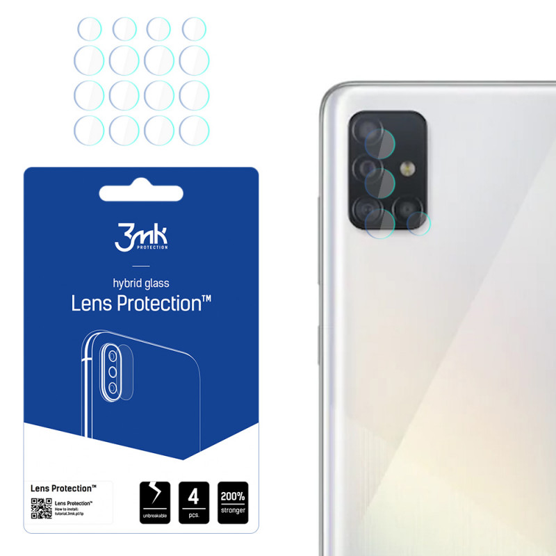 3MK Lens Protection Προστατευτικό Φακού Κάμερας για Samsung Galaxy A52/A52s (4 τεμ.), 3MK1444
