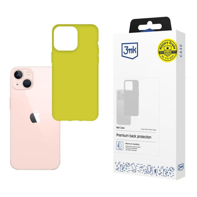 Θήκη κινητού 3MK Matt Case Apple iPhone 14, ανοιχτό πράσινο
