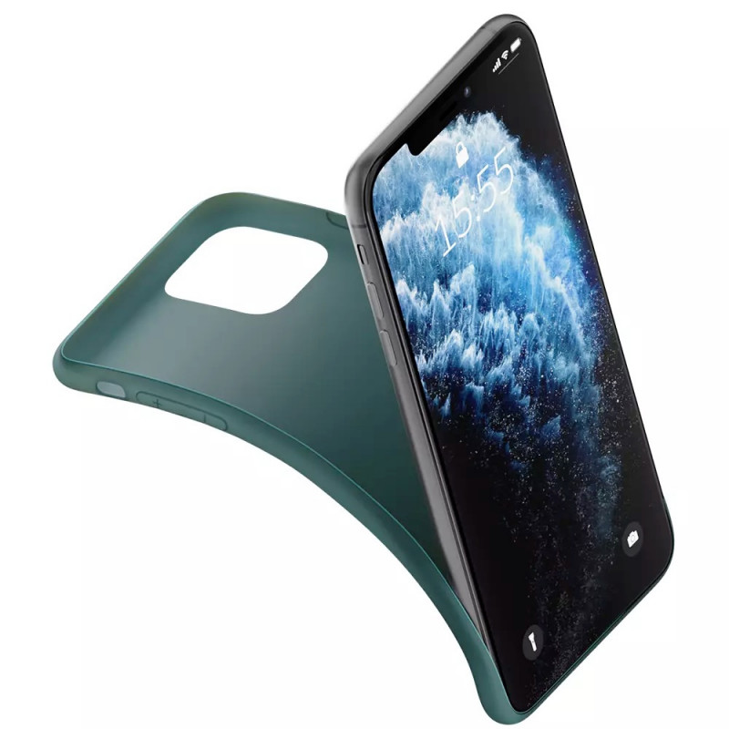 Θήκη 3MK Matt Case για Apple iPhone 14 Plus / 15 Plus, σκούρο πράσινο