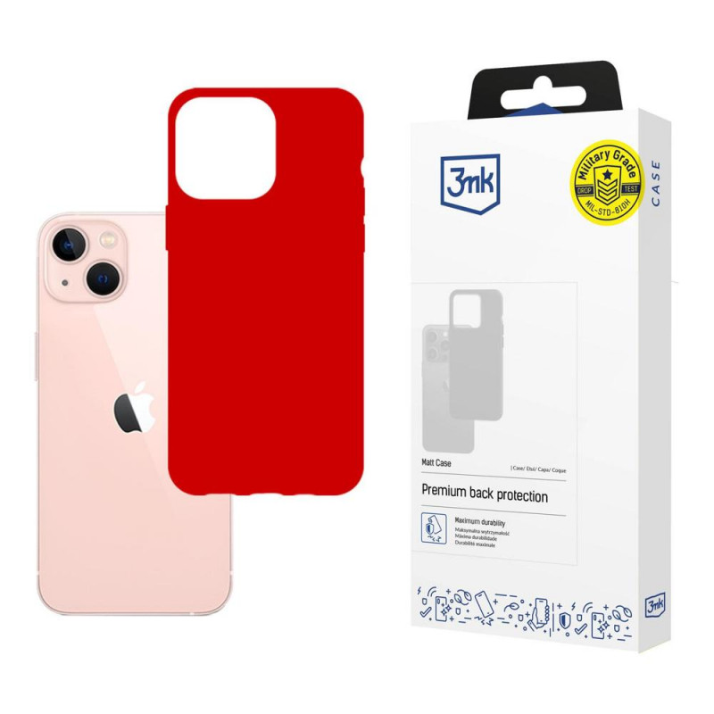 Θήκη 3MK Matt Case 3MK4038 για Apple iPhone 14 Plus / 15 Plus, κόκκινη