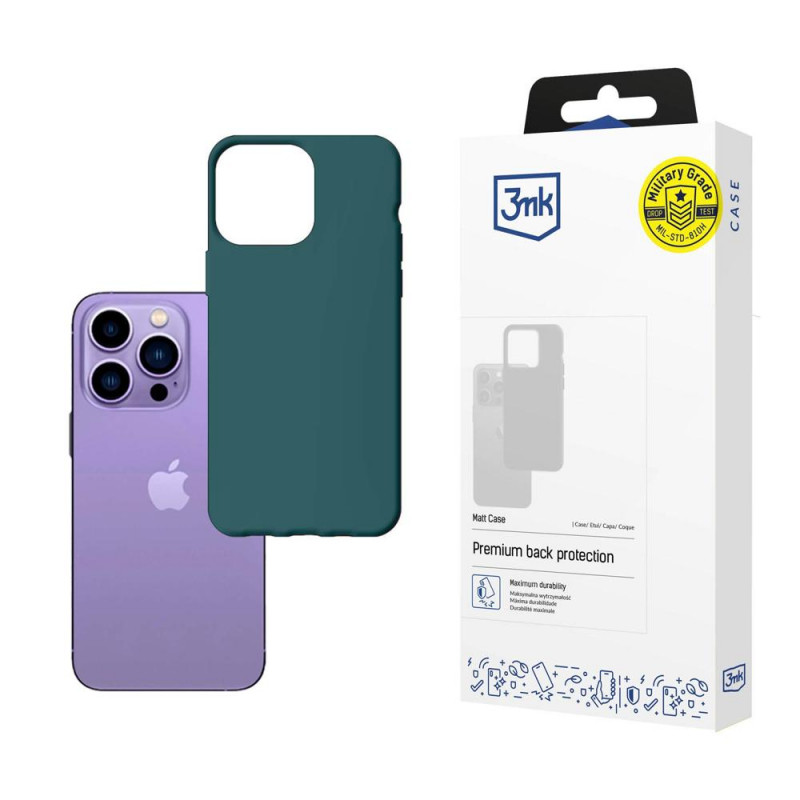 Θήκη 3MK Matt Case 3MK4043 για Apple iPhone 14 Pro, πράσινη