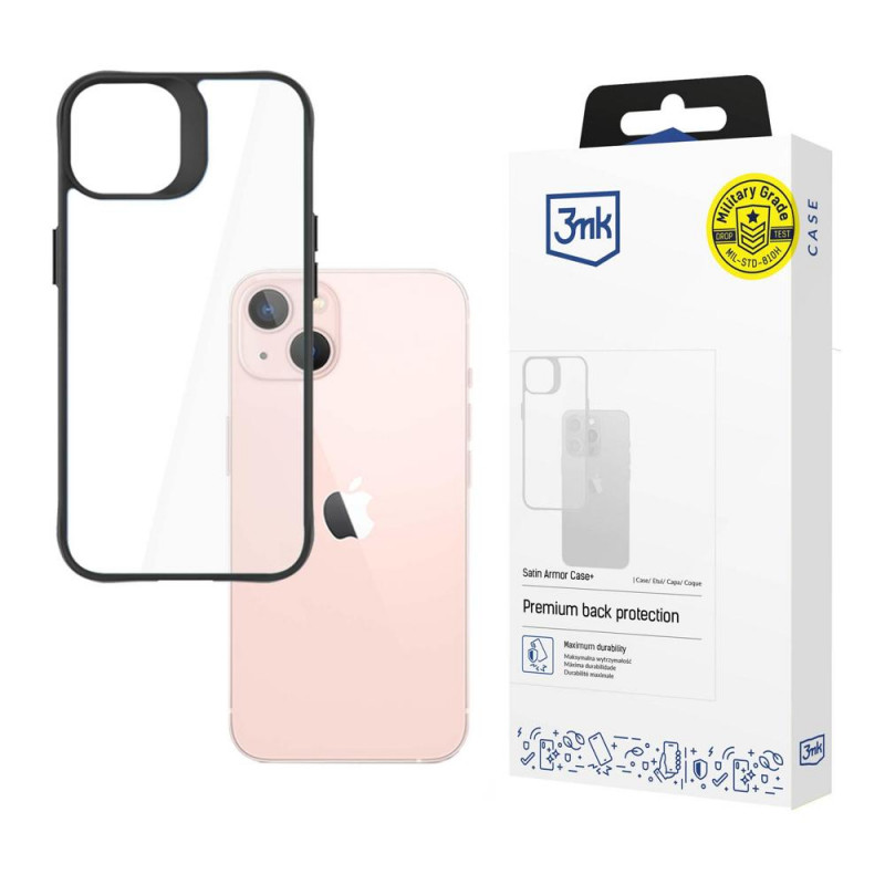 Θήκη 3MK Satin Armor Case+ για Apple iPhone 14 Plus / 15 Plus, διαφανής