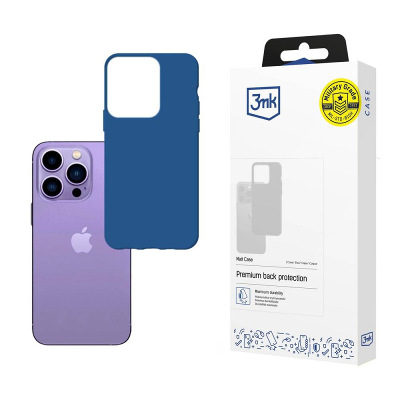 Θήκη 3MK Matt Case για Apple iPhone 14 Pro Max, μπλε