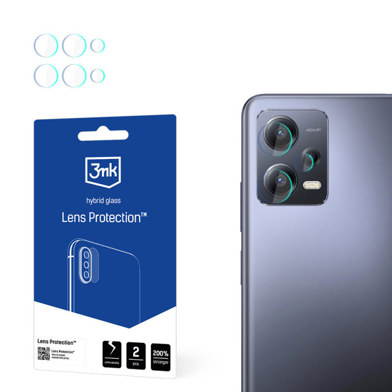 3MK Lens Protect 3MK4796 προστατευτικό φακού κάμερας για Xiaomi Redmi Note 12 Pro / Pro+ (4 τεμ.)