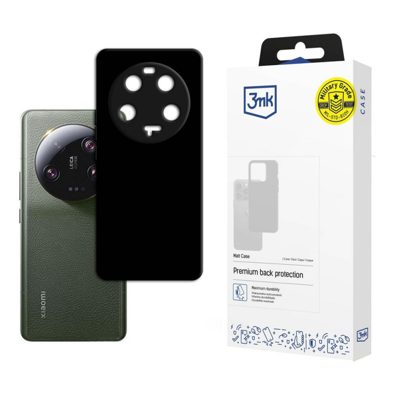Θήκη 3MK Matt Case 3MK4939 για Xiaomi 13 Ultra 5G, μαύρη