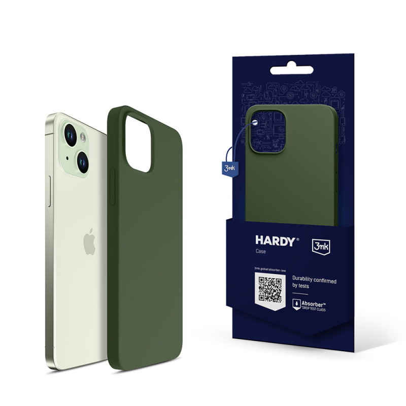 Θήκη 3MK Hardy Case MagSafe για Apple iPhone 15 Plus / 14 Plus, alpine green