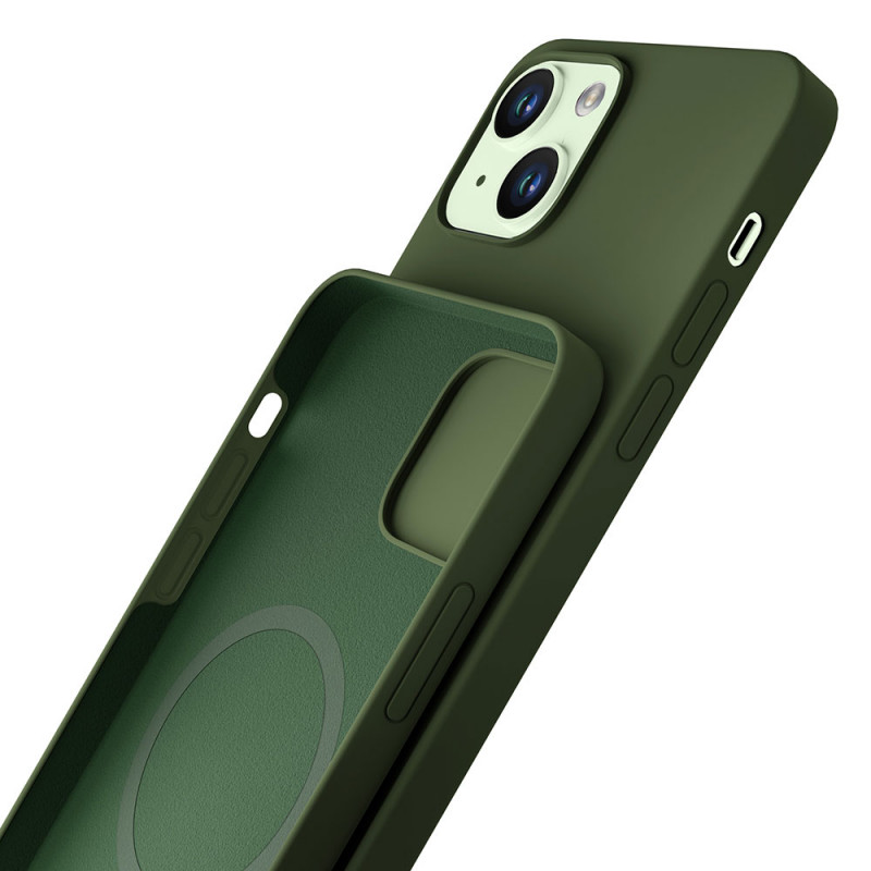 Θήκη 3MK Hardy Case MagSafe για Apple iPhone 15 Plus / 14 Plus, alpine green