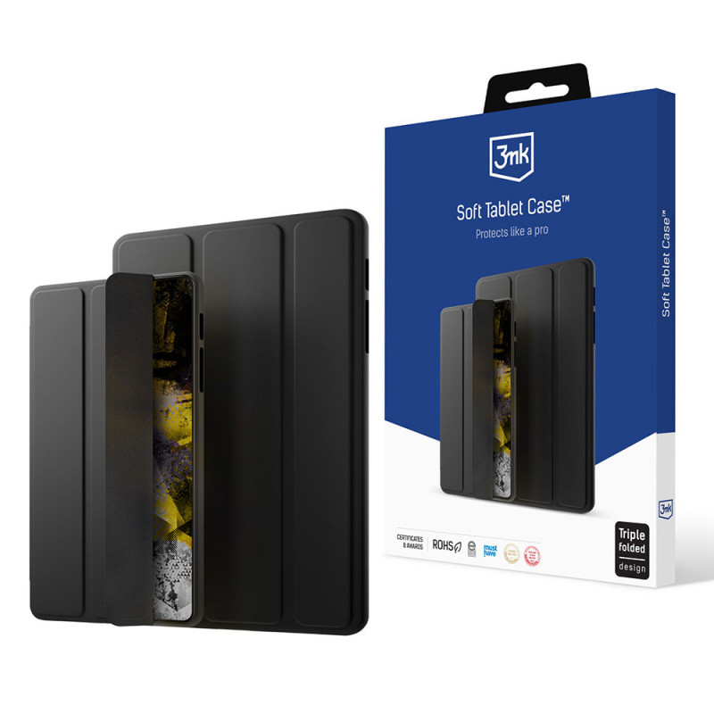 Θήκη tablet 3MK Soft 3MK4990 για Apple iPad 10.2" 2019/2020/2021 (7η, 8η, 9η γενιά), μαύρη