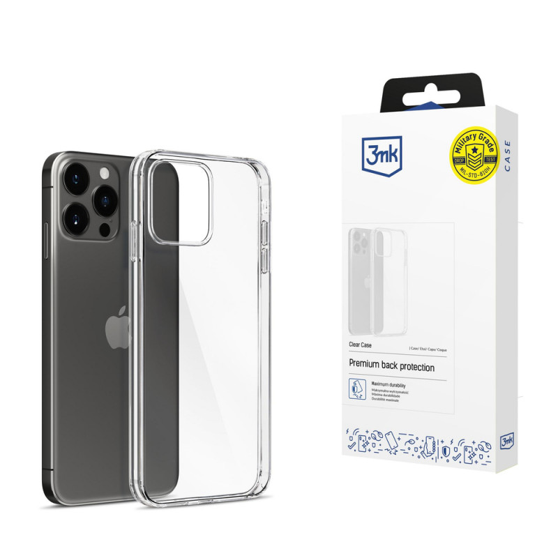 Θήκη 3MK Clear Case για Apple iPhone 15 Pro, διαφανής