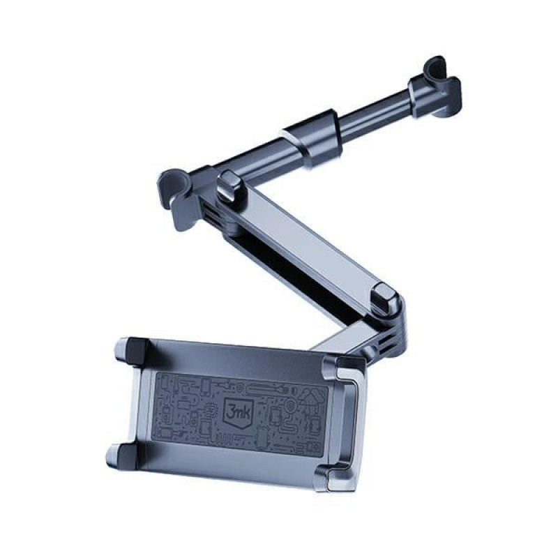 Βάση αυτοκινήτου 3MK Single Headrest Holder για τηλέφωνα και tablet 4.7"-12.9", μαύρη