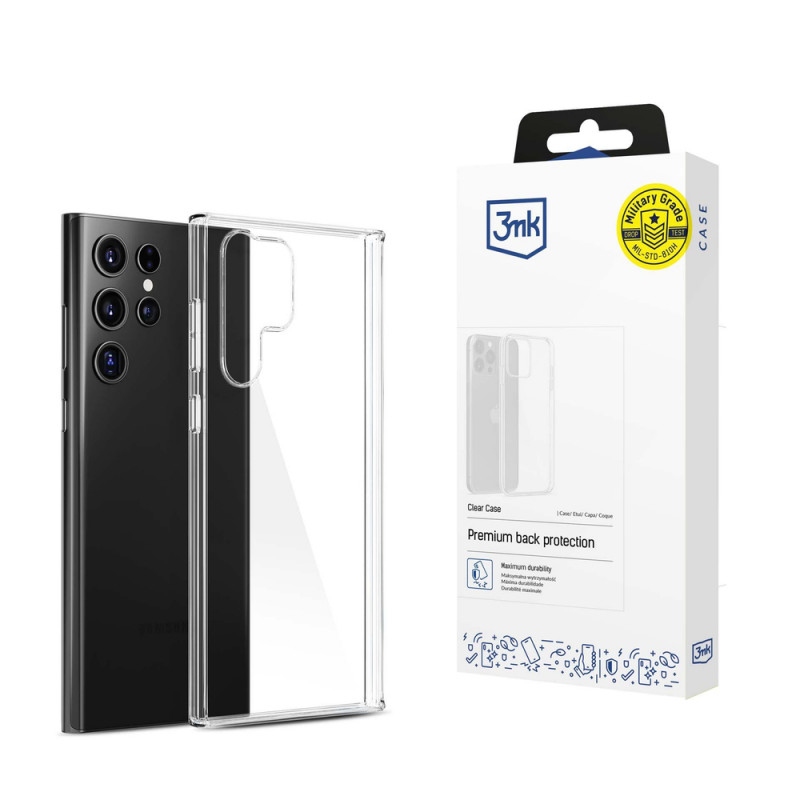 Θήκη 3MK Clear Case για Samsung Galaxy S24 Ultra, Διαφανής